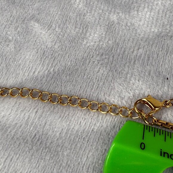 Vintage Gold-Tone Box Chain Necklace Monet with Adjustable Length Lobster Clasp - Picture 9 of 16